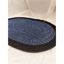 Flz Life Jüt Hasır Tekli,Banyo Paspası,bohem Tarzı Banyo Takımı, Paspas/40X60