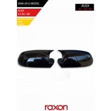 Raxon Audı A3 8p 2008-2012 Batman & Yarasa Ayna Kapağı – Parlak Piano Black Sport