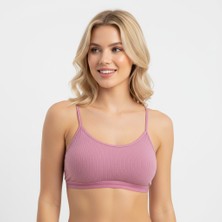 Bonbon Kadın Pamuklu Ince Askılı Çıkarılabilir Pedli Büstiyer BB2114