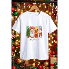 Windy Island Yetişkin/çocuk Unisex "christmas/noel" Temalı Baskılı %100 Pamuk T-Shirt