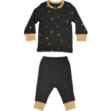 Organickid Charmed Erkek Bebek Antrasit Pijama Takımı