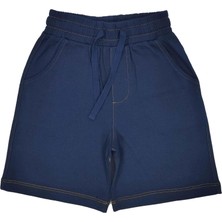 Organickid Denim Görünümlü Bebek Bermuda Şort