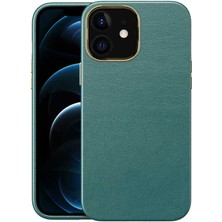 iPhone 12 Uyumlu Anky Natura Kapak-Yeşil