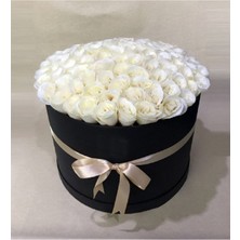 Evsay Sevgiliye Silindir Kutuda Gerçek Görünümlü Yapay Kadife Gül Kız İsteme Buketi