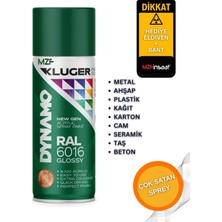 Mzf Kluger Sprey Boya Ral 6016 Parlak Yeşil