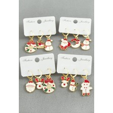 Yılbaşı Temalı Lüx Mineli Küpe