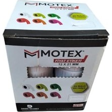 storemax mx-5500  etiketi 12x21 mm 24 adet rulo 800x24 rulo beyaz