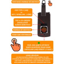 Yeni Nesil Parmak Izi Okuyucu Kilit Sistemli Unisex Siyah Okul Sırt Çantası 14"-15,6" inç Dada 13