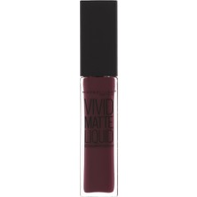 Mybl Maybelline New York Color Sensational Vivid Matte Likit Ruj - 45 Possessed Plum - Mürdüm