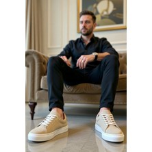 Benerly Erkek Bağcıklı Süet Sneaker Standart Kalıp Taban Fonksiyonel Dayanıklı Kaliteli Konforlu Şık