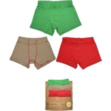 Organickid Cookie Erkek Çocuk Iç Çamaşır Set 3'lü
