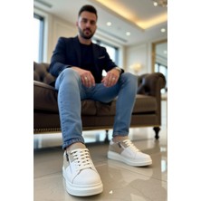 Benerly Erkek Bağcıklı Fermuarlı Deri Sneaker Standart Kalıp Fonksiyonel Dayanıklı Kaliteli Modern