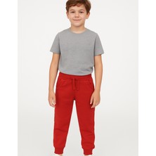 Organickid Basic Çocuk Kırmızı Eşofman Altı