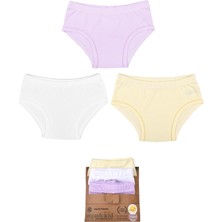Organickid Mellow Cotton Kız Çocuk Iç Çamaşır Set 3'lü