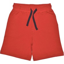 Organickid Basic Çocuk Flamlı Kırmızı Şort