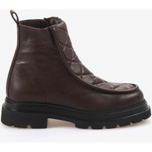 Mocassini Hakiki Deri Kadın Bot 7964