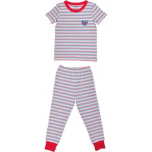 Organickid Party Kız Çocuk Kısa Kol Pijama Takımı