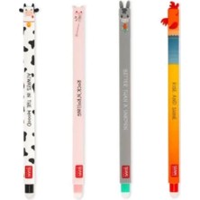 Legami Silinebilir  4'lü Jel Kalem Seti 0.7 mm Farm City