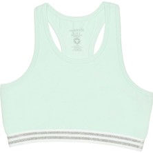 Organickid Sporty Kız Çocuk Yeşil Büstiyer