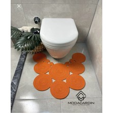 Hasır Jüt Modern Klozet Önü Paspası