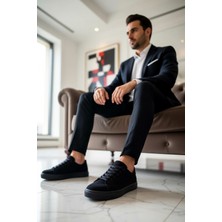Benerly Erkek Bağcıklı Süet Sneaker Standart Kalıp Taban Fonksiyonel Dayanıklı Kaliteli Konforlu Şık