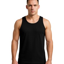 Organickid  Basic Erkek Siyah Atlet Seti 2'li