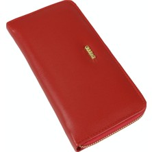 Ollbag 1007 Suni Deri Kadın Cüzdan / Çanta Kırmızı