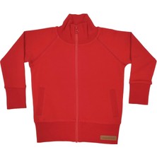 Organickid Basic Çocuk Kırmızı Sweatshirt