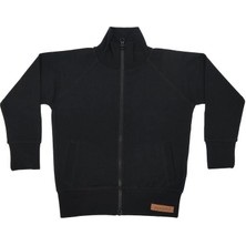 Organickid Basic Çocuk Siyah Sweatshirt