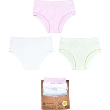 Organickid Cotton Kız Çocuk Iç Çamaşır Set 3'lü