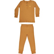 Organickid Cosy Bebek Kum Rengi Pijama Takımı
