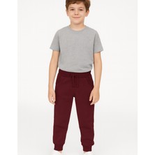 Organickid Cranberry Çocuk Bordo Eşofman Altı