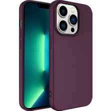 Ankayan Teknoloji iPhone 14 Pro Max Kılıf Zore Lsr Lansman Kapak - Koyu Mor