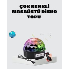 SHN Taşınabilir Mini Disko Topu Lamba - Müzikle Senkronize Işık Efekti ve Parti Atmosferi