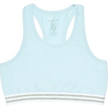 Organickid Sporty Kız Çocuk Mavi Büstiyer