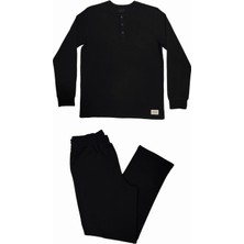 Organickid Cinema Erkek Siyah Pijama Takımı