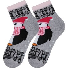 Blumi Kids Kaydırmaz Yılbaşı Havlu Çorap
