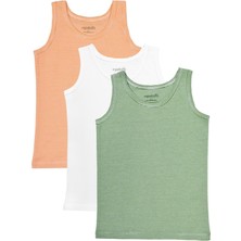 Organickid Jungle Cotton Erkek Çocuk Atlet Seti 3'lü