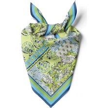 B11 Şal Desenli Patchwork Bandana DG12001