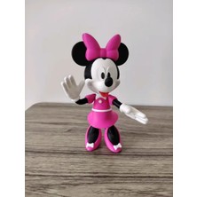 Hasfar Tech Pembe Elbiseli Sevimli Fare Figürü 16CM