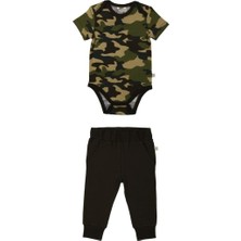 Organickid Brave Erkek Bebek Body Pantolon Seti 2'li