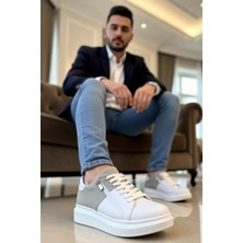Benerly Erkek Bağcıklı Fermuarlı Deri Sneaker Standart Kalıp Fonksiyonel Dayanıklı Kaliteli Modern