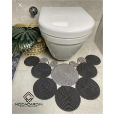 Flz Life Hasır Jüt Modern Klozet Önü Paspası