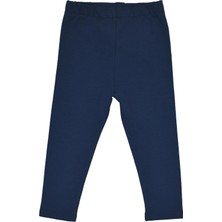 Organickid Basic Kız Çocuk Uzun Lacivert Tayt