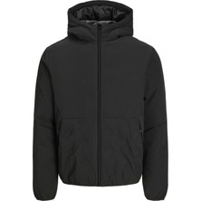 Jack & Jones Erkek Suya Dayanikli Kapüsonlu Hibrit Ceket - Adam