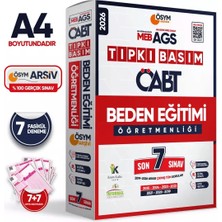 Karakutu Yayınları 2026 MEB-AGS ÖABT Beden Eğitimi Öğretmenliği ÖSYM Tıpkı Basım 7li Deneme Paketi Dijital Cevaplı