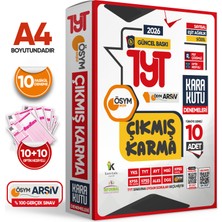 Karakutu Yayınları 2026 TYT ÖSYM Çıkmış Karma Kara Kutu Sayısal-Sözel-Eşit Ağırlık TG 10lu Deneme Paketi D.Çözümlü