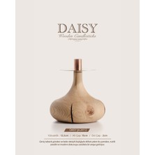 Ahşap Şamdan Daisy ŞA-24112