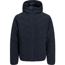 Jack & Jones Erkek Suya Dayanikli Kapüsonlu Hibrit Ceket - Adam
