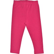 Organickid Basic Kız Çocuk Uzun Fuşya Pembe Tayt